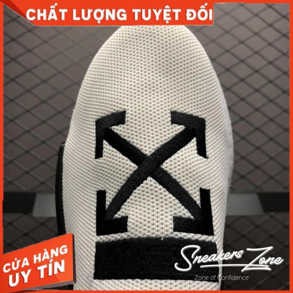 sale (FREE SHIP + HỘP + QUÀ) Giày thể thao NMD Human Racen OFF WHITE trắng chữ đen siêu đẹp cho nam và nữ -g4