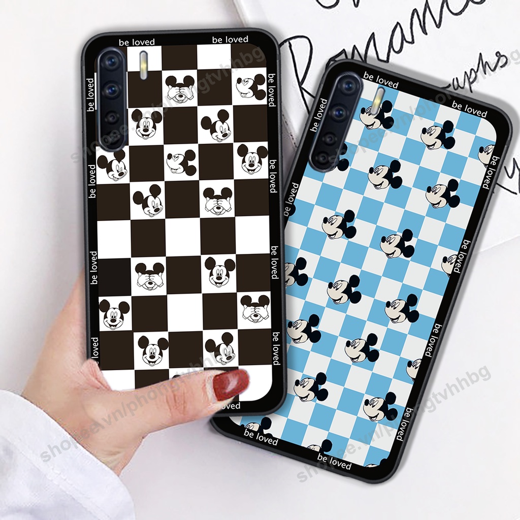 Ốp lưng Oppo A91 - Reno 3 ốp trái tim caro cực đẹp siêu chất giá rẻ