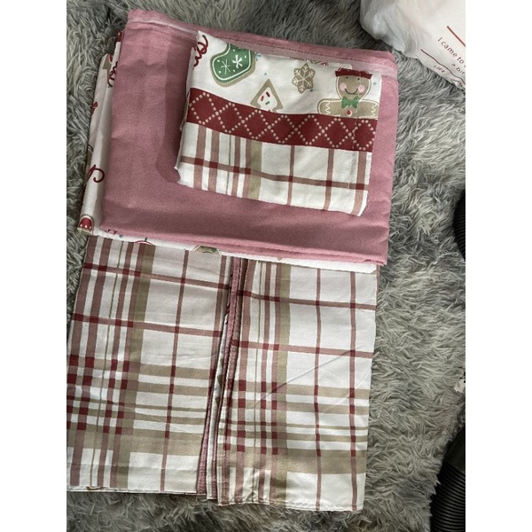 Bộ chăn ga gối cotton poly Mẫu Giáng Sinh