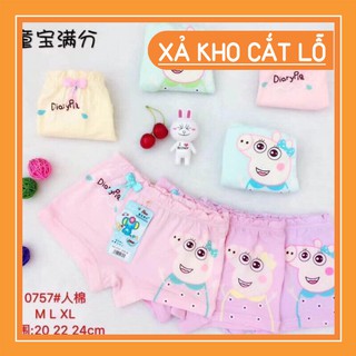 👏👏 Quần chip đùi trẻ em hình lợn peppa mã 0757– Combo 5 quần