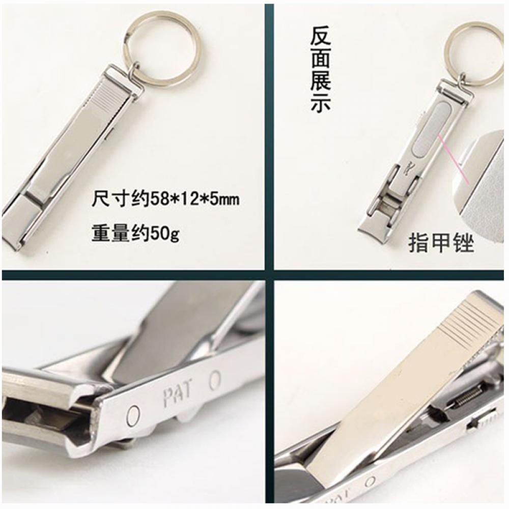 Kìm cắt móng bằng Inox chất lượng cao có vòng móc chìa khóa tiện dụng