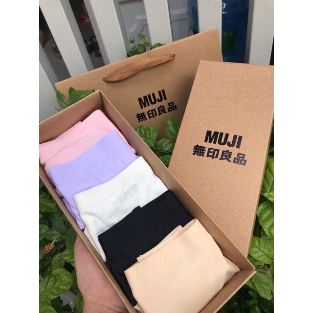 Hộp 5 quần lót su MUJI nữ