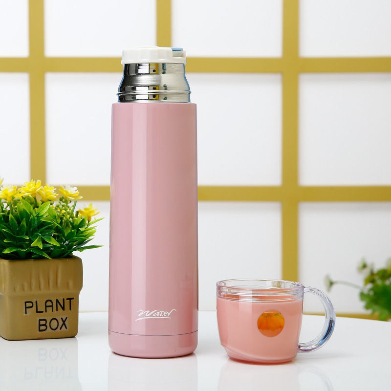 Một Cốc Sử Dụng KépBình Nước Giữ Nhiệt Bằng Thép Không Gỉ 500ml 304 S Chất Lượng Cao