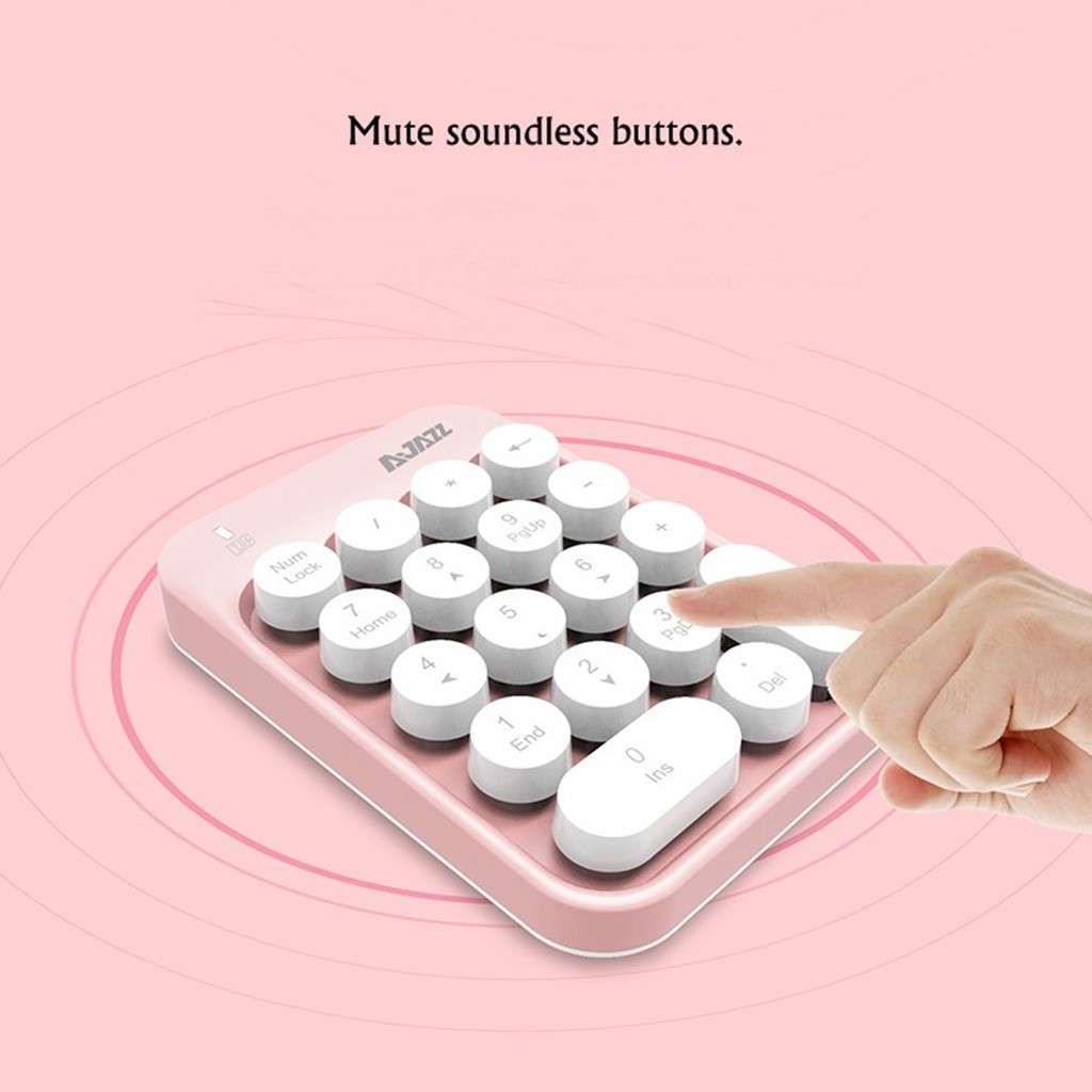 Bàn phím số Ajazz Ak18 bằng ABS chất lượng cao