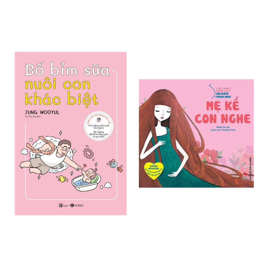 Sách Combo 2 cuốn: Bố Bỉm Sữa Nuôi Con Khác Biệt + Mẹ kể con nghe