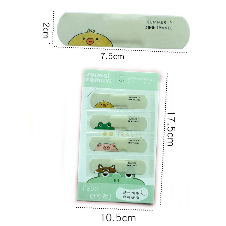 Set băng gâu dán vết thương kute, Băng urgo dễ thương