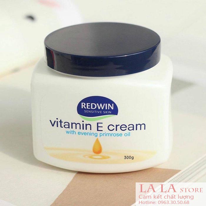 Kem dưỡng da mềm mịn redwin Vitamin E Cream 300g