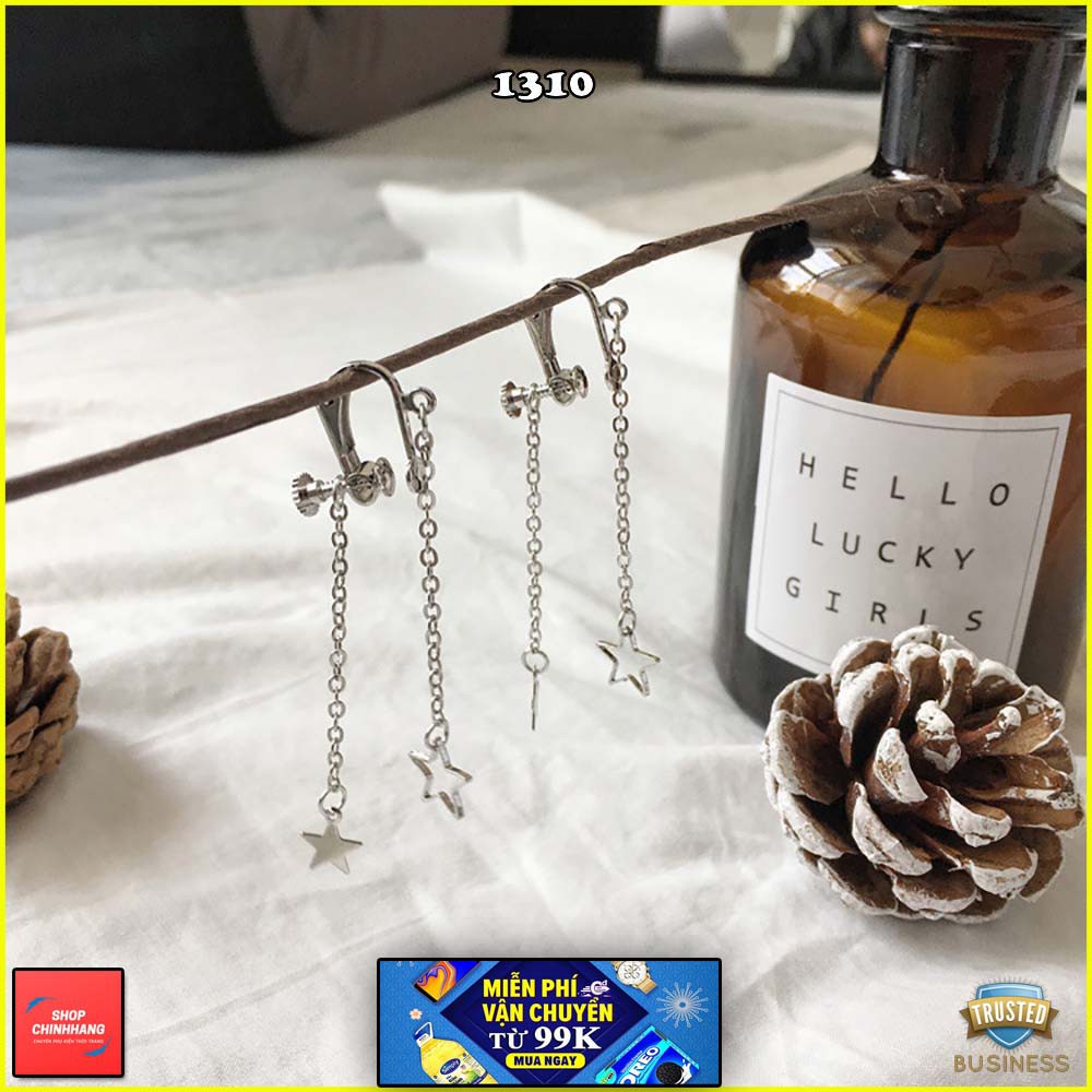 BÔNG TAI NỮ NGÔI SAO DÁNG DÀI THỜI TRANG - CH1310