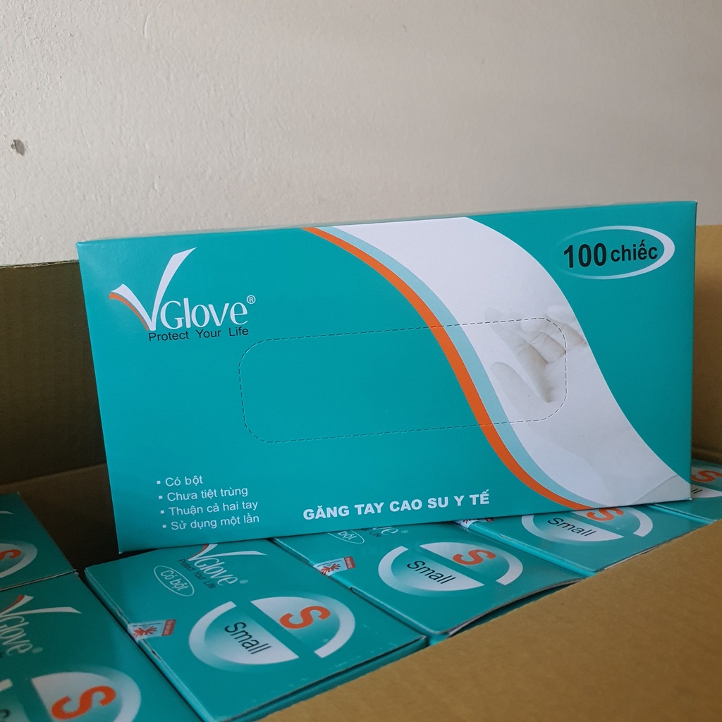 (HÀNG CHÍNH HÃNG) GĂNG TAY CAO SU Y TẾ VGLOVE - THÙNG 10 HỘP | BigBuy360 - bigbuy360.vn