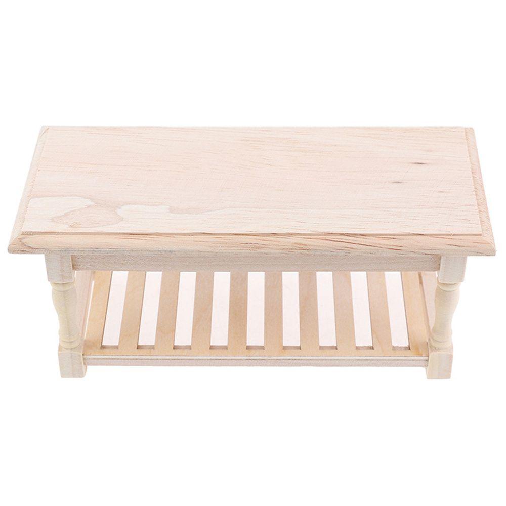 Mô Hình Bàn Gỗ Mini Trang Trí Nội Thất