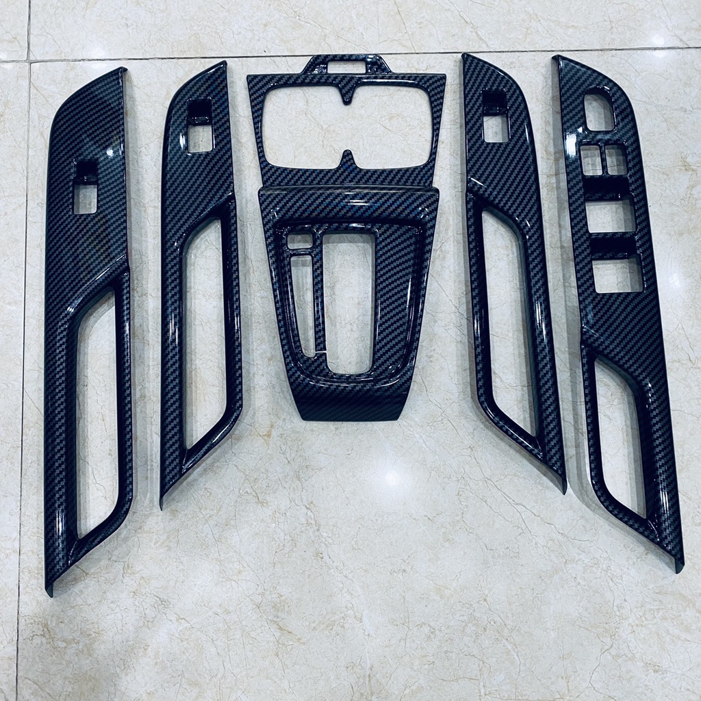 Ốp nội thất xe Suzuki XL7, Suzuki Ertiga  - 5 chi tiết Chất Liệu Nhựa ABS cao cấp tặng kèm keo tăng dính