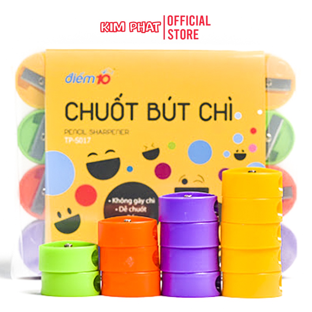 Gọt bút chì, Chuốt viết chì hình mặt cười Điểm 10 TP-S017