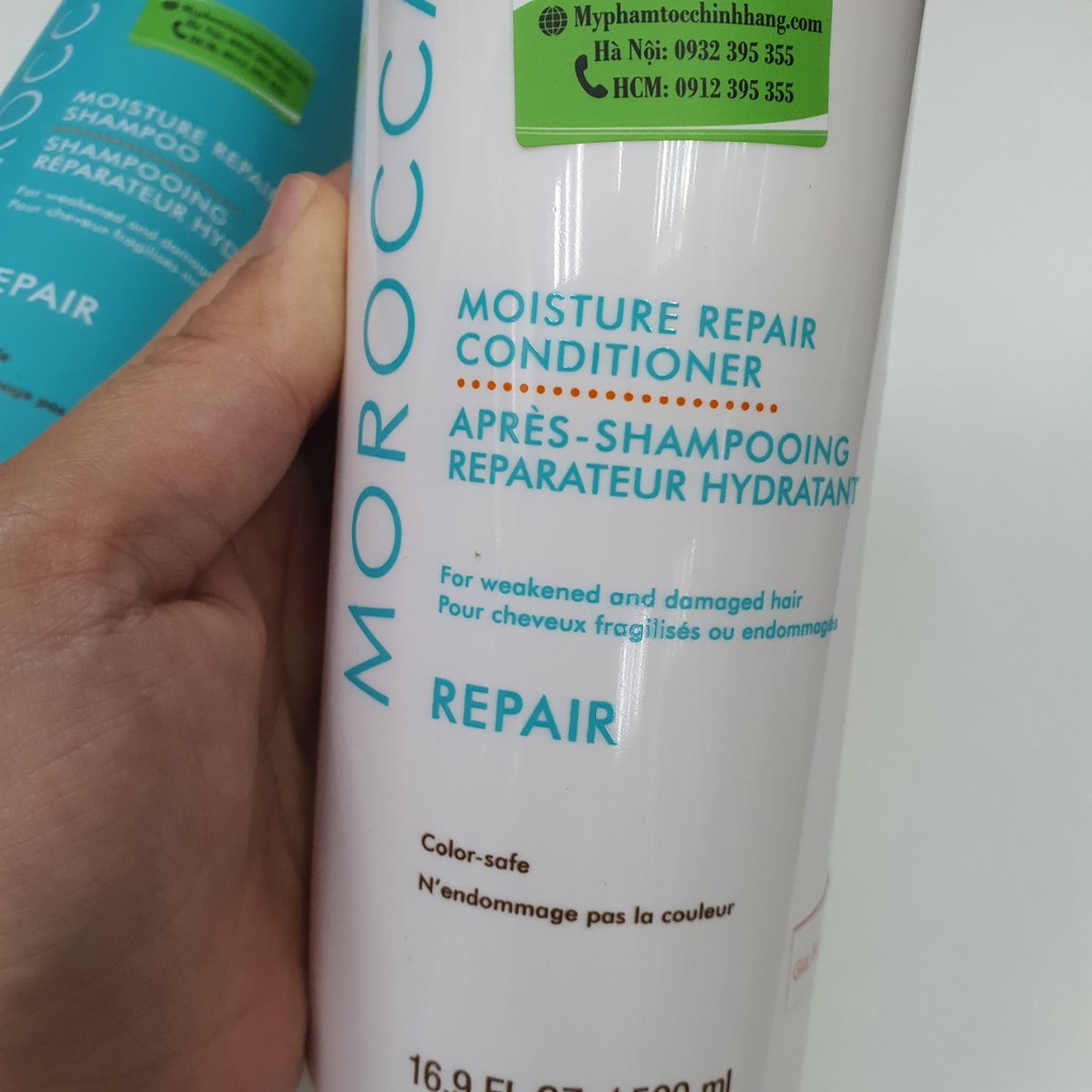 DẦU GỘI XẢ MOROC REPAIR PHỤC HỒI ĐỘ ẨM 250ml - 500ML - 1000ml | BigBuy360 - bigbuy360.vn