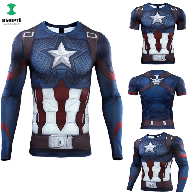 Áo thun hóa trang nhân vật Captain America