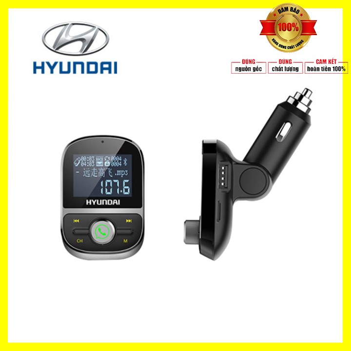 Tẩu nghe nhạc ô tô nhãn hiệu Hyundai HY-92 nghe nhạc MP3 có tích hợp cổng sạc USB - bảo hành 6 tháng