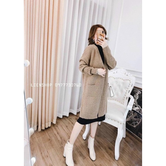 áo cardigan len dáng dài loại 1 | BigBuy360 - bigbuy360.vn