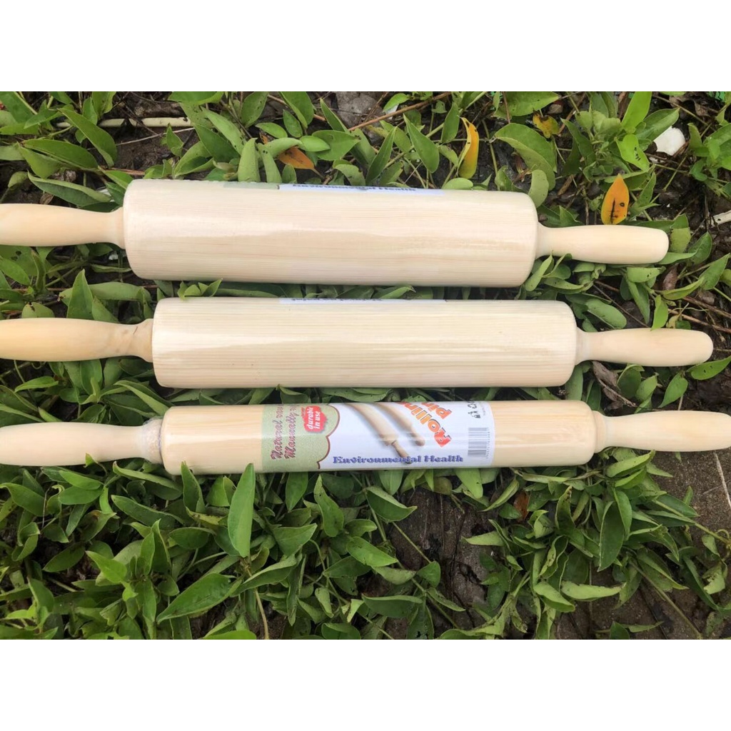 Cây cán bột / Cán lăn bột gỗ 43cm làm bánh