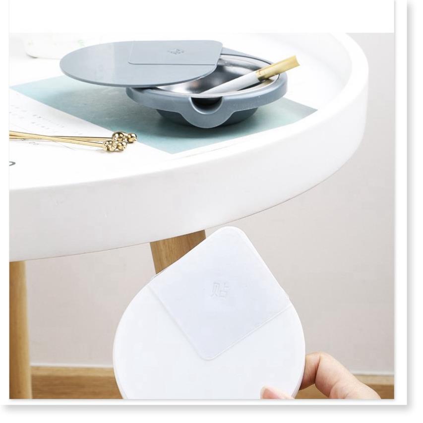 Gạt tàn thuốc lá Gạt tàn bằng thép kiểu xoay dưới bàn, gọn gàng, đẹp mắt, tiện dụng 9828