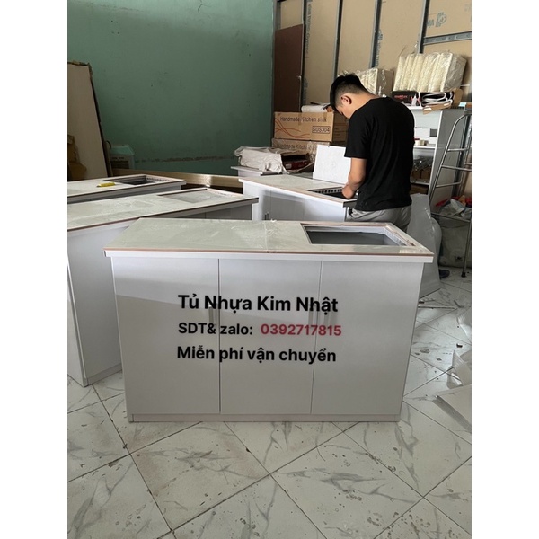 Tủ bếp mini nhựa Đài Loan cao cấp freeship tphcm