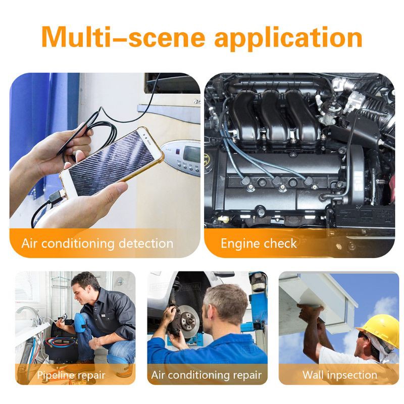 Kính Nội Soi Cổng Usb 3 Trong 1 Chống Thấm Nước Ip67