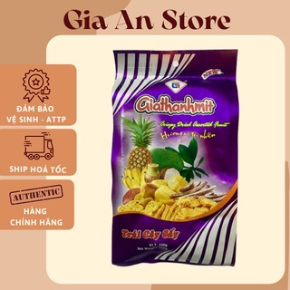 Trái cây sấy, hoa quả sấy khô, trái cây sấy thập cẩm Gia Thành thơm giòn ngon hảo hạng 100g