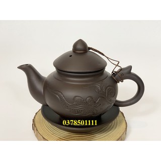 Ấm chén tử sa đắp tay, ấm chén đẹp
