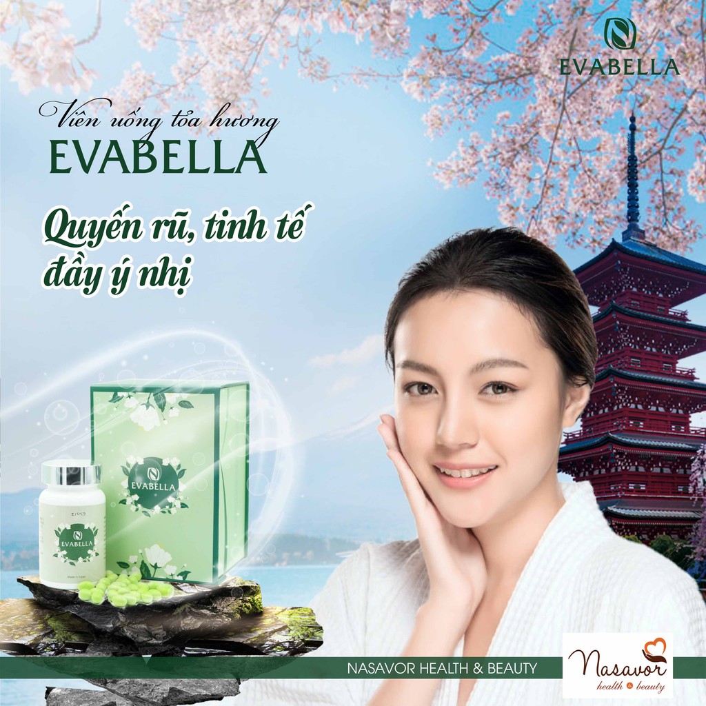 Viên Uống Evabella Làm Đẹp Da Chống Lão Hóa Tỏa Hương Thơm Từ Bên Trong | BigBuy360 - bigbuy360.vn