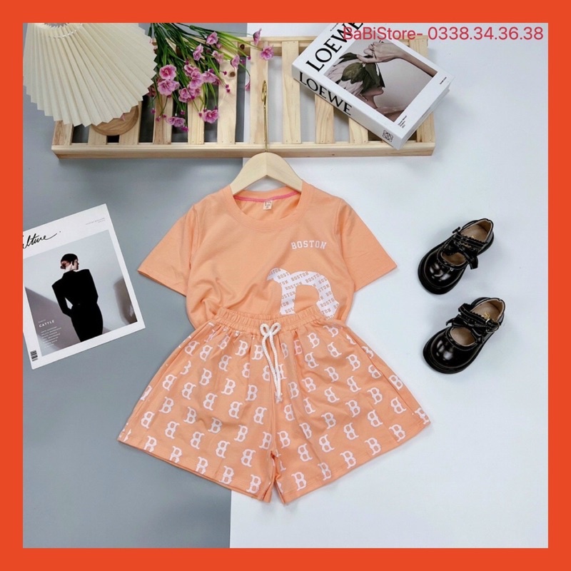 Bộ Quần Áo Cộc Tay Cho Bé Gái mùa hè size đại (20-35kg) Chất cotton cực mát