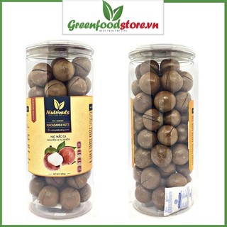 HẠT MACCA (MACADAMIA) ÚC NỨT VỎ SẤY TỰ NHIÊN HŨ 500G