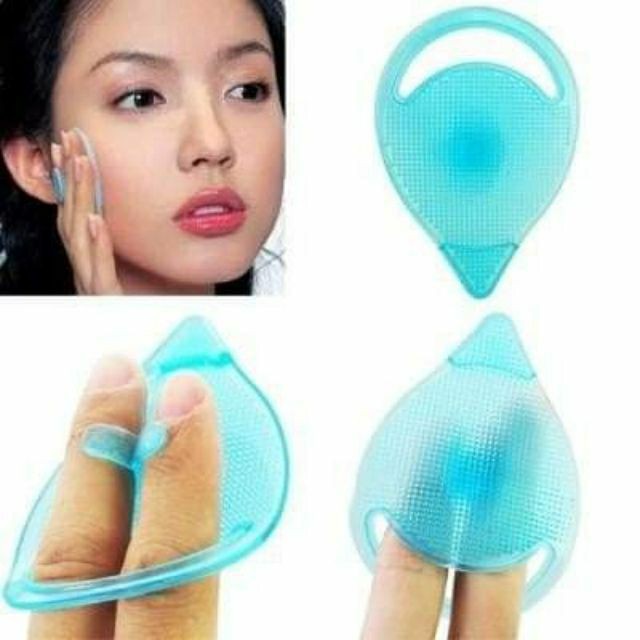 Miếng Silicon Rửa Mặt, Massage, Tẩy Da Chết Mặt Mịn Màng