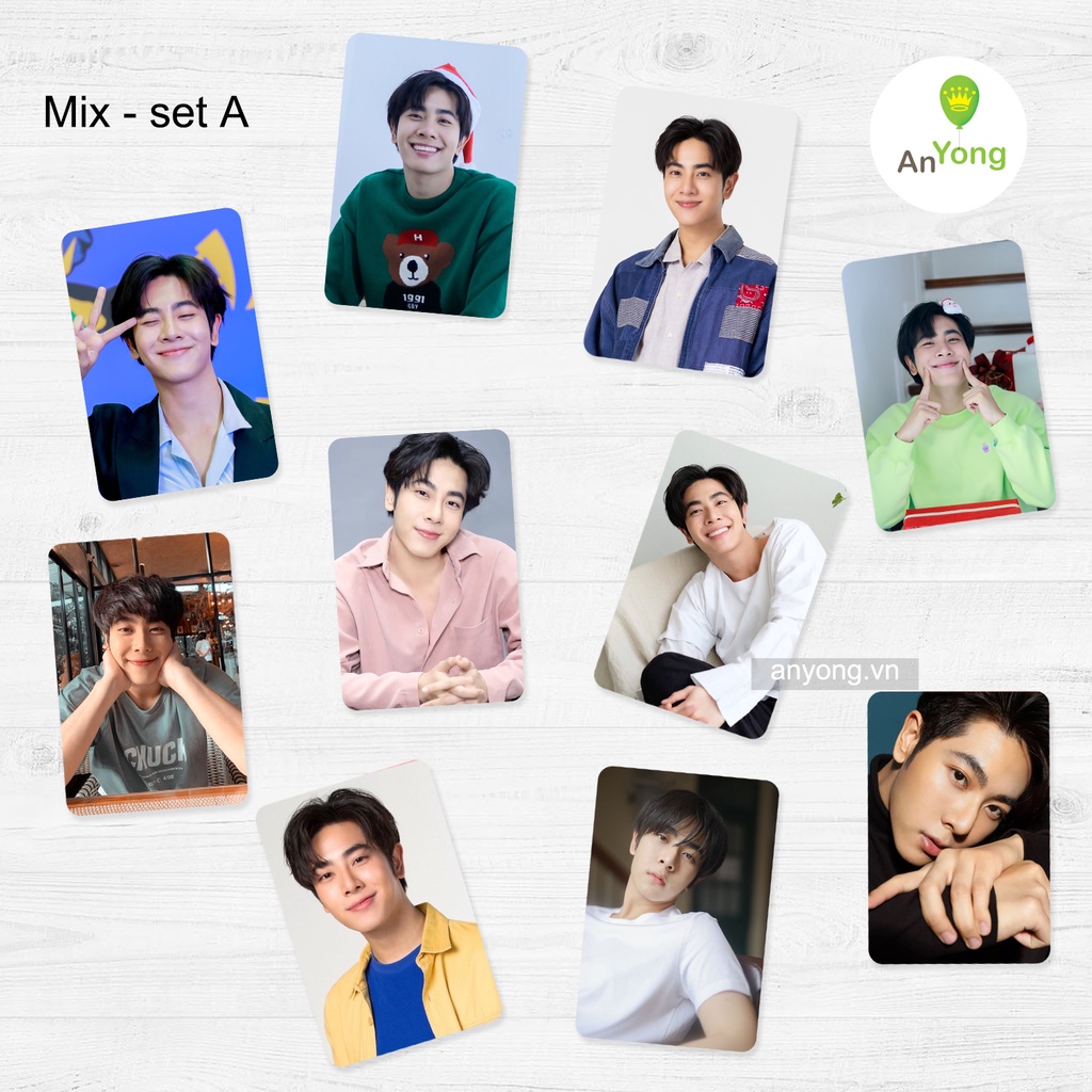 Set 10 tấm card hình EarthMix bo góc tặng sleeve
