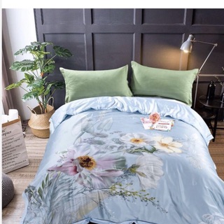 Chăn Hè Thu Lụa Tencel size 2m*2m2-> kèm hình thật