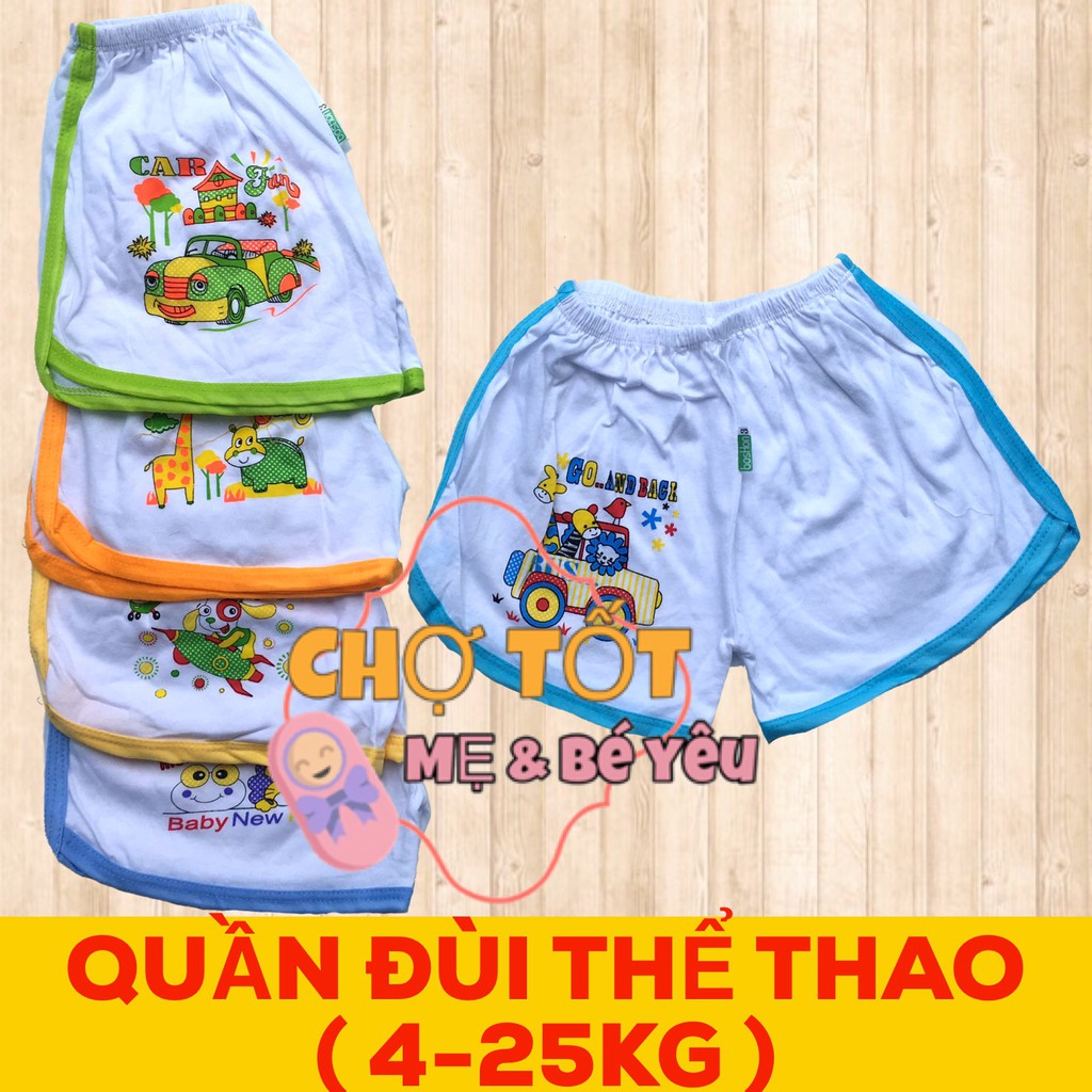 QUẦN ĐÙI THỂ THAO CHO BÉ TRAI SƠ SINH - 20KG