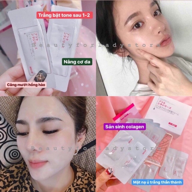 [FREE SHIP] Mặt Nạ Ủ Trắng Nhau Thai Thần Thánh Nhật Bản