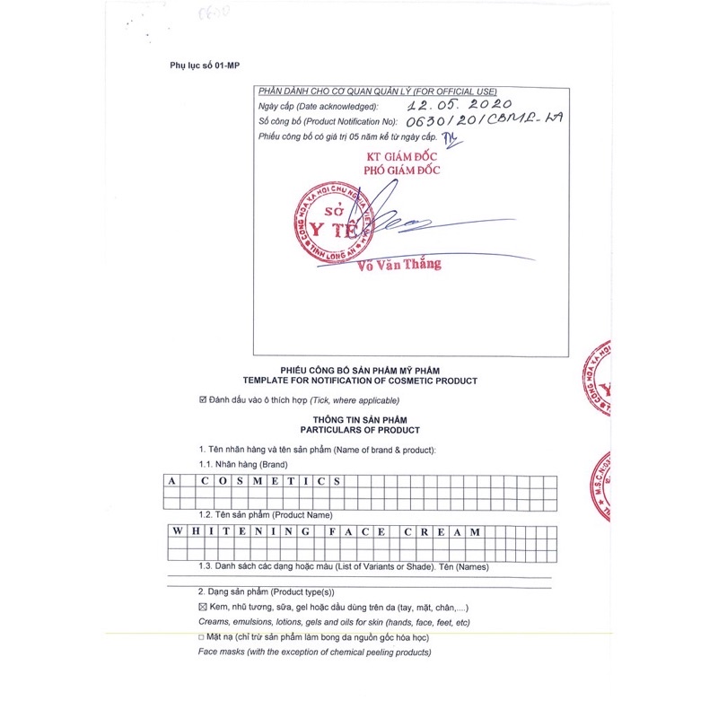 [Chính Hãng] kem face pháp 2022 A cosmetics Phương Anh date mới hộp 50g