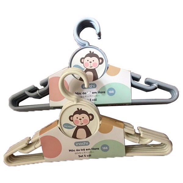 Bộ Sưu Tập Móc Quần Áo Cao Cấp Inochi - Móc Treo Quần Áo Đa Năng Hara - Tiêu Chuẩn Nhật Bản