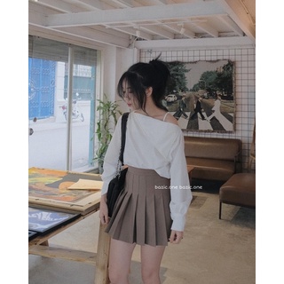 Sơ mi dài tay lệch vai Bazic one