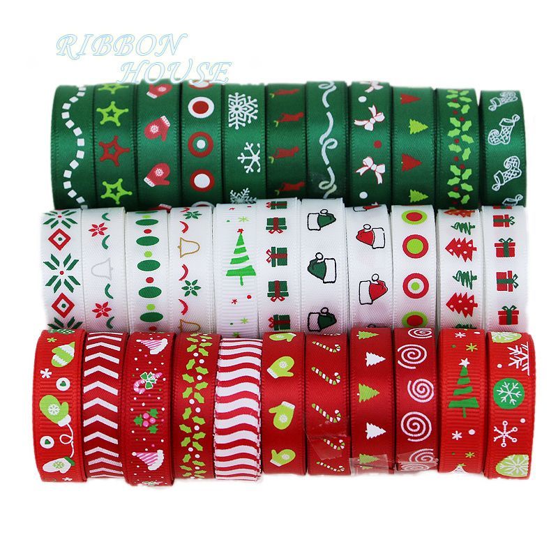 Hộp Quà Kích Thước 3/8&quot;(10mm) Với Dây Ruy Băng Dùng Trang Trí Giáng Sinh, Năm Mới