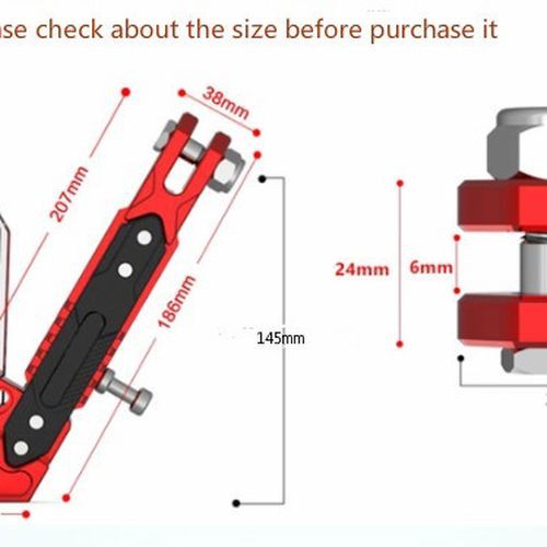 Chân chống kiểu tăng chỉnh full CNC