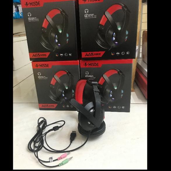 Tai Nghe Chơi Game Misde A65 Có Đèn Led