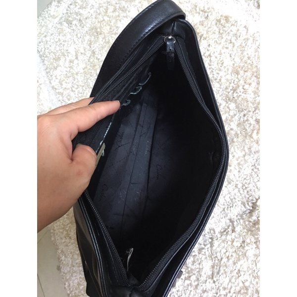 Túi si hiệu da thật phom đeo vai