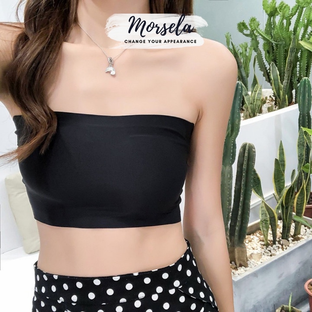 Áo bra đúc su nữ form cài không dây kèm mút ngực mịn mát - Áo lót nữ - Morsela - BRA01