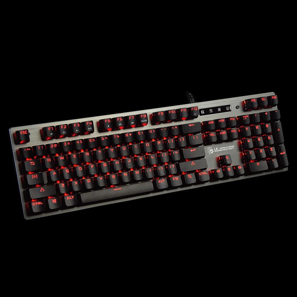 Bàn phím cơ Gaming Có Dây A4Tech Bloody B760 Full Light Strike Gaming Keyboard - Hàng Chính Hãng