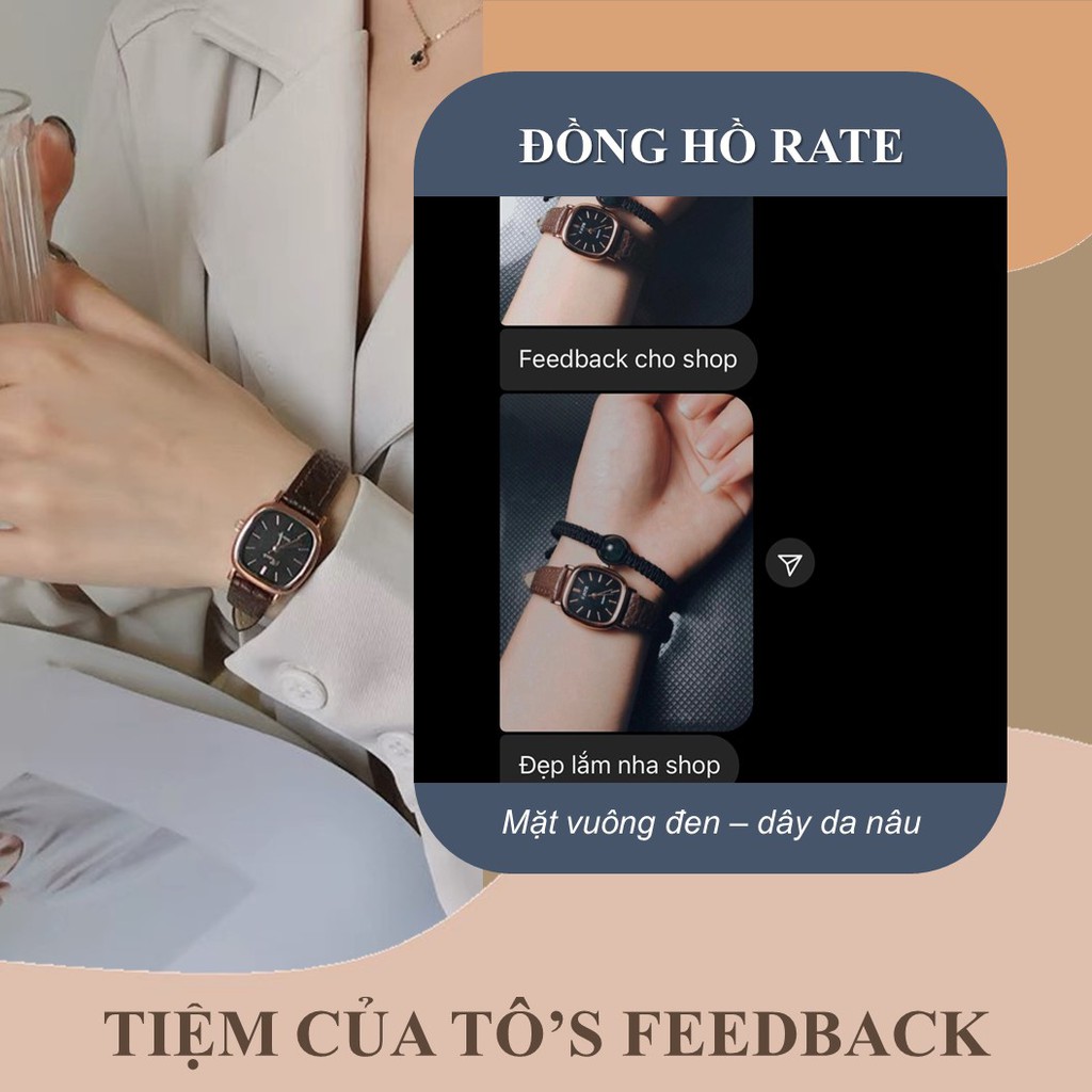 Đồng hồ nữ dây da, Đồng hồ nữ chính hãng cao cấp Rate đẹp thời trang | BigBuy360 - bigbuy360.vn