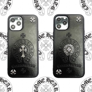 Ốp da logo chrome heart 2 góc