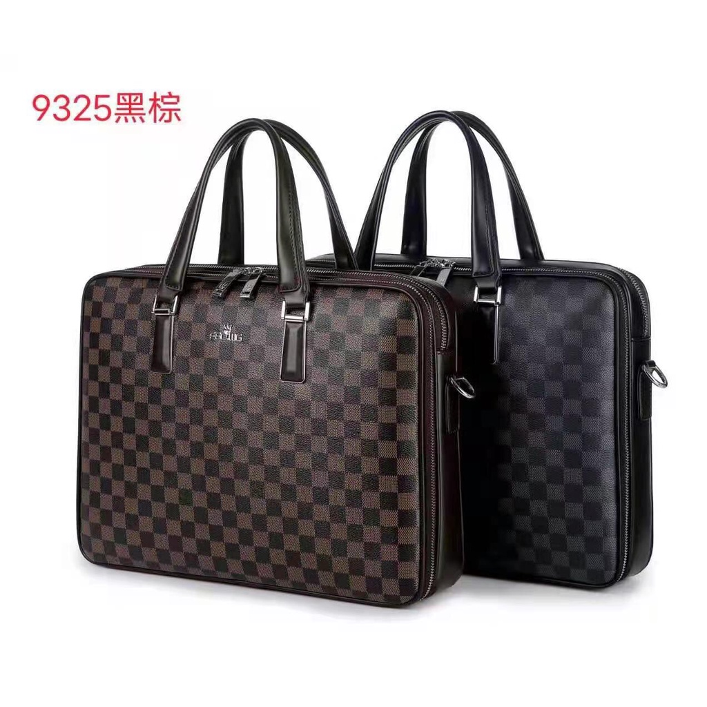 Túi xách da công sở - Da kẻ - MS 9325
