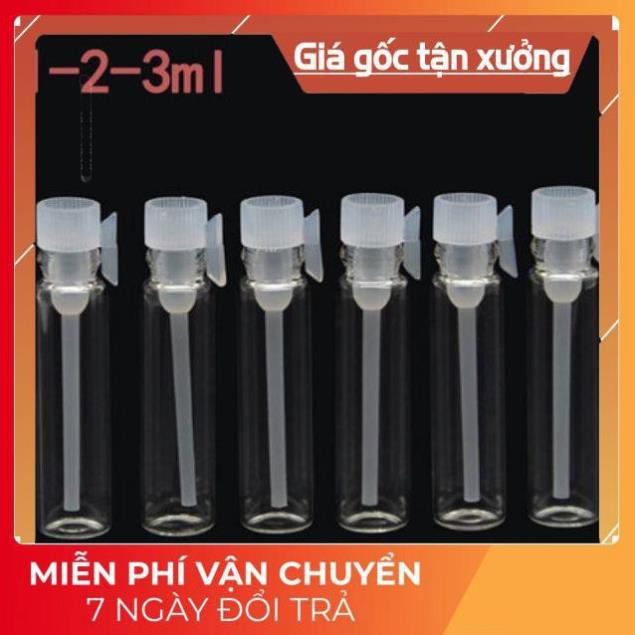 Lọ Chiết Nước Hoa ❤ RẺ VÔ ĐỊCH ❤ [100c] Vỏ lọ ống chiết mẫu thử nước hoa 1ml 2ml 3ml đựng dầu thơm , phụ kiện du lịch