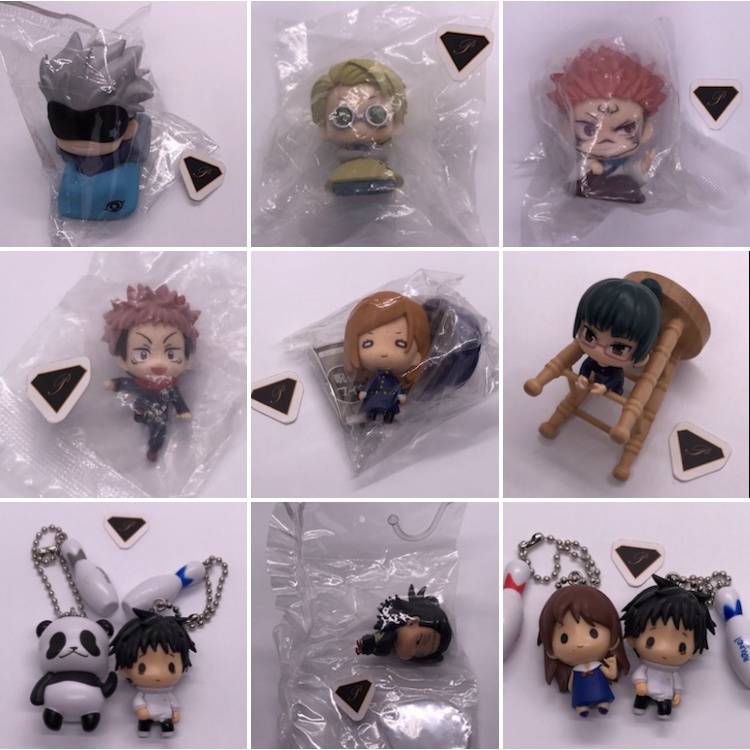 OtakuTPstore Chính hãng nguồn Nhật off oficial fig keychain strap mô hình móc khoá anime Jujutsu Kaisen Gojo Nanami Toge