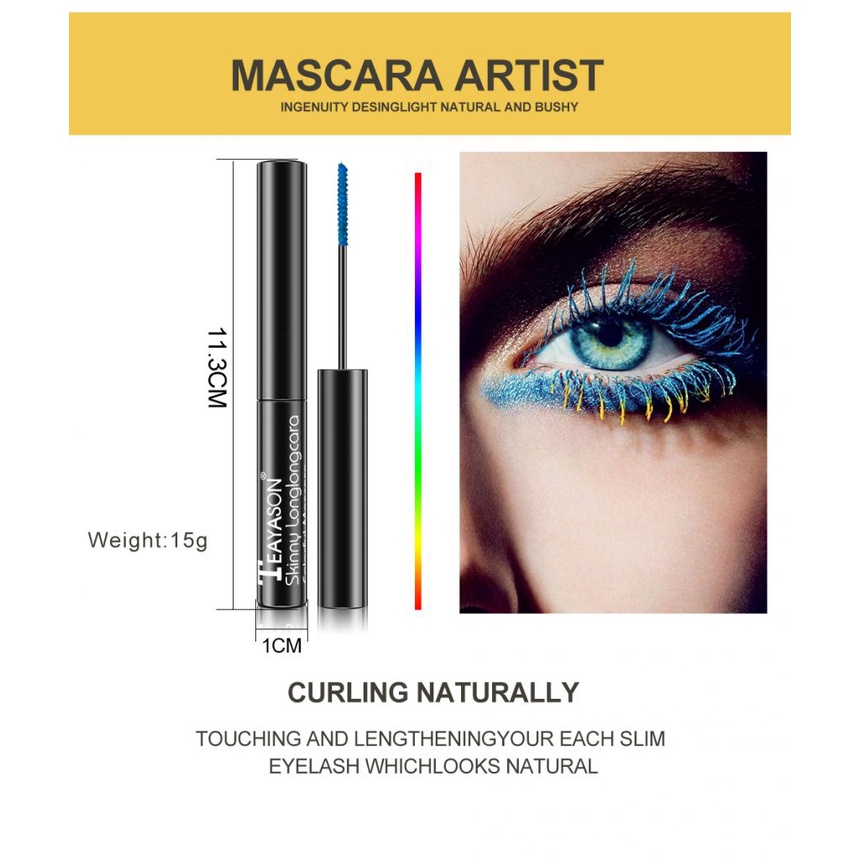Mascara nhiều màu sắc chống nước lâu trôi tiện dụng
 | WebRaoVat - webraovat.net.vn