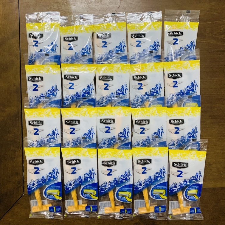 COMBO 10 DAO CẠO VÀNG SCHICK A2 nhập khẩu cực bén có thể cạo được nhiều lần